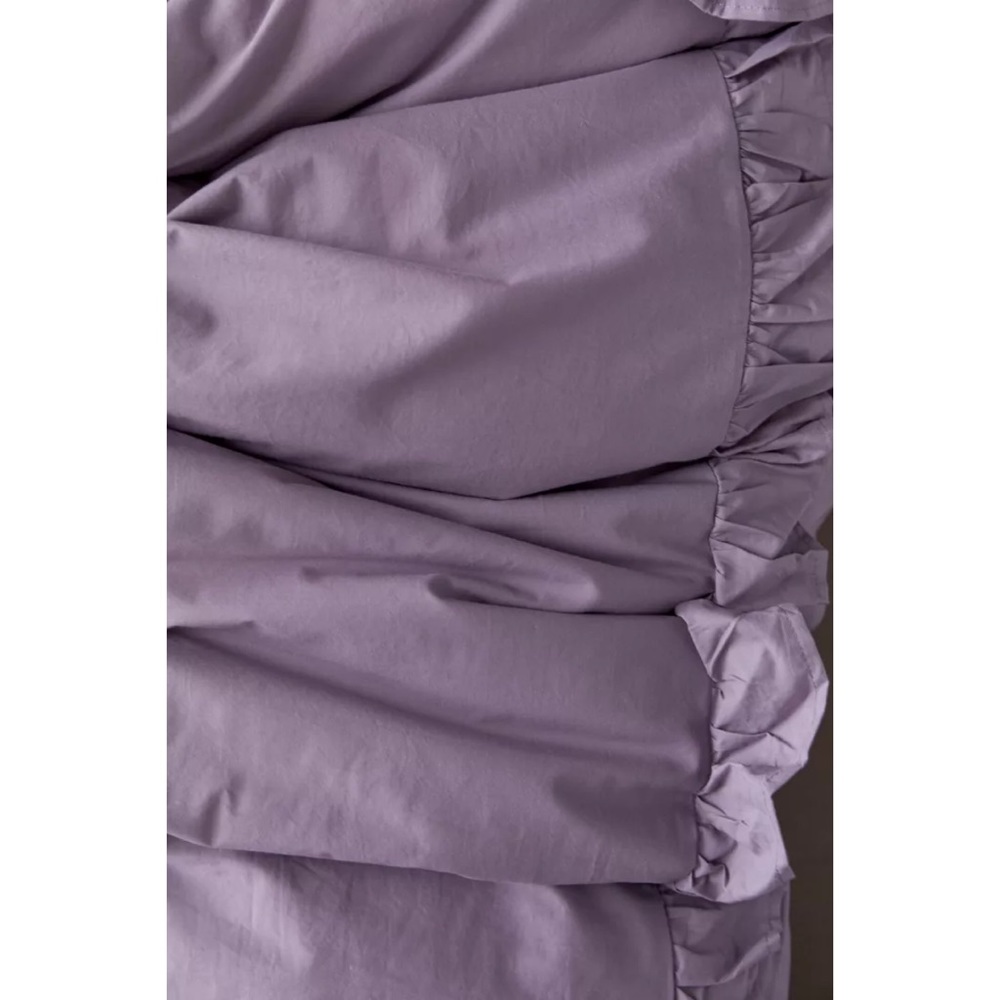 Ruffle Cotton Duvet Cover - Picture 3 of 7